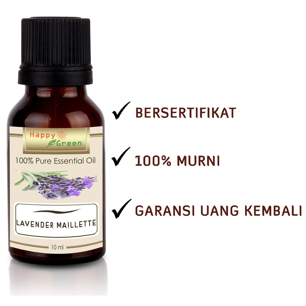 Happy Green Lavender Maillette Essential Oil - Therapeutic Grade