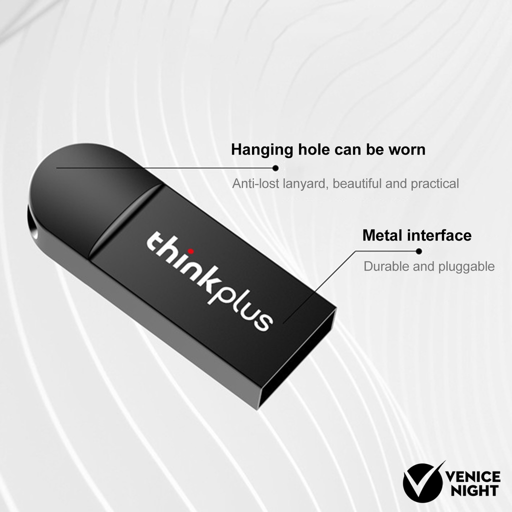 (SF) Lenovo MU222 Flashdisk Usb High Speed 8 / 16 / 32 / 64gb Bahan Zinc Alloy Untuk Laptop