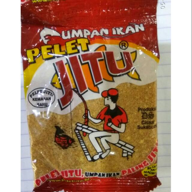 Umpan ikan pelet Jitu topi merah