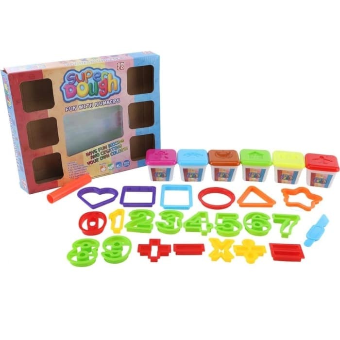 Emco Super Dough Number And Letters Mainan Anak