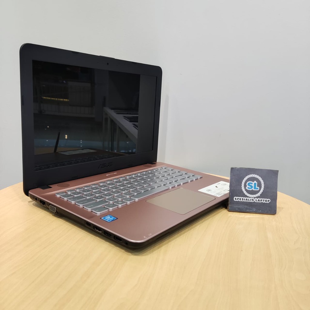 PROMO MURAH 2.2 FLASH SALE HOT    LAPTOP BARU ASUS VIVOBOOK X441MA ROSE GOLD N4020 RAM 4GB HDD 1TB