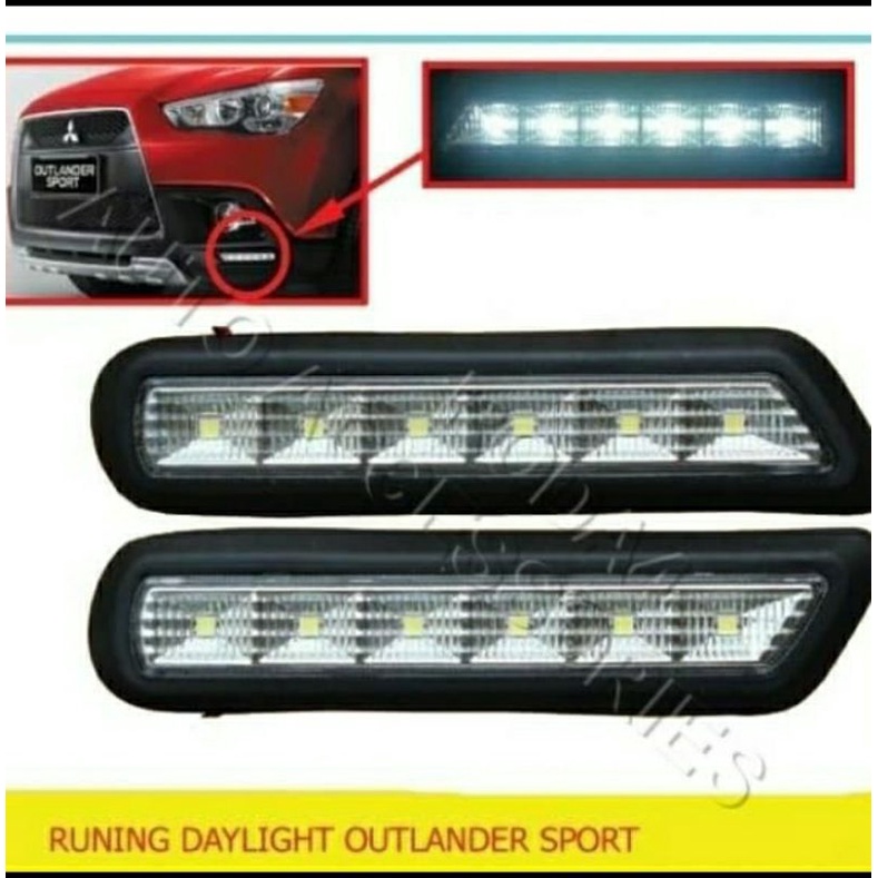 lampu DRL running Daylight khusus Outlander sport