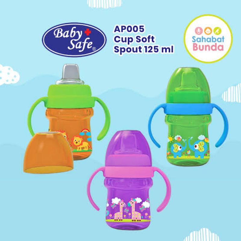 BABY SAFE CUP W/SILICONE SPOUT AP005