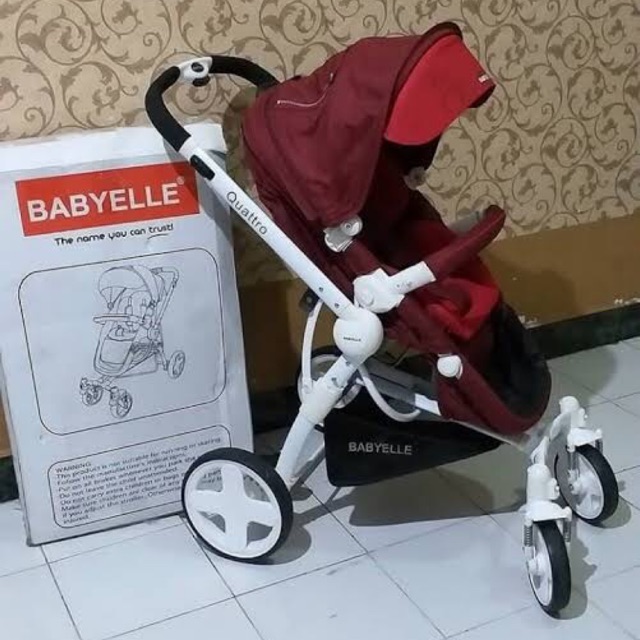 cara melipat stroller babyelle