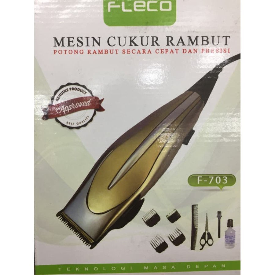 Fleco Alat cukur Rambut Electrik F-702/703 Terlengkap