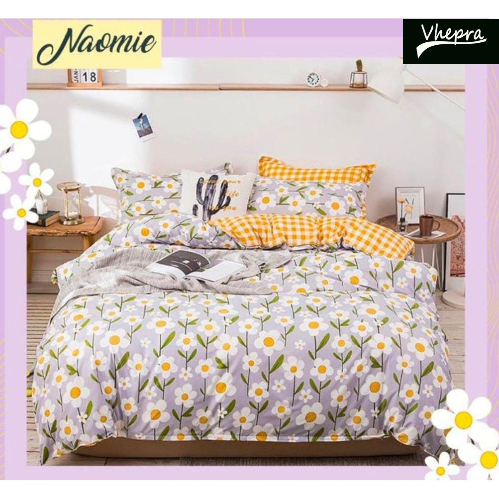 Vhepra Sprei Katun Motif Naomie