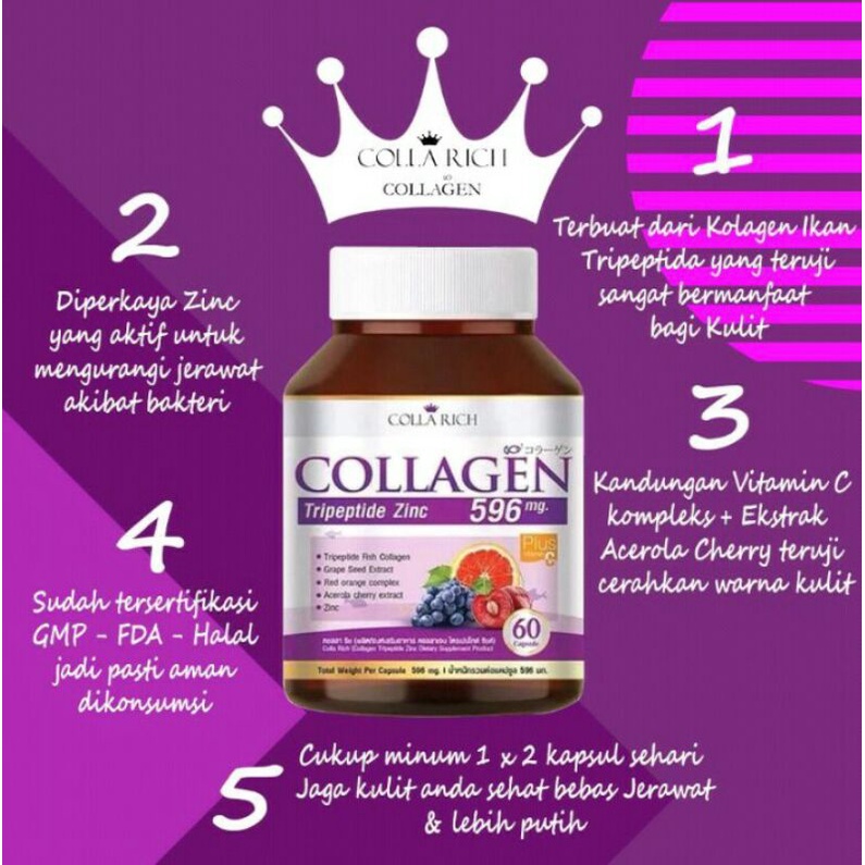 Colla Rich Collagen by Collarich Thailand 100% Original