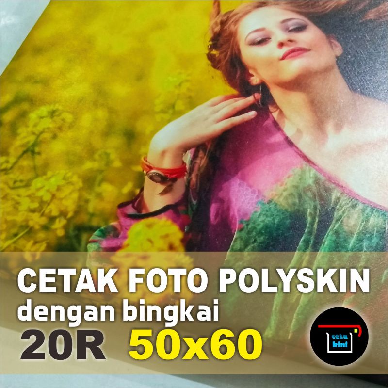 Jual Cetak Foto Photo Semi Kanvas Canvas Polyskin 20R Bingkai | Shopee