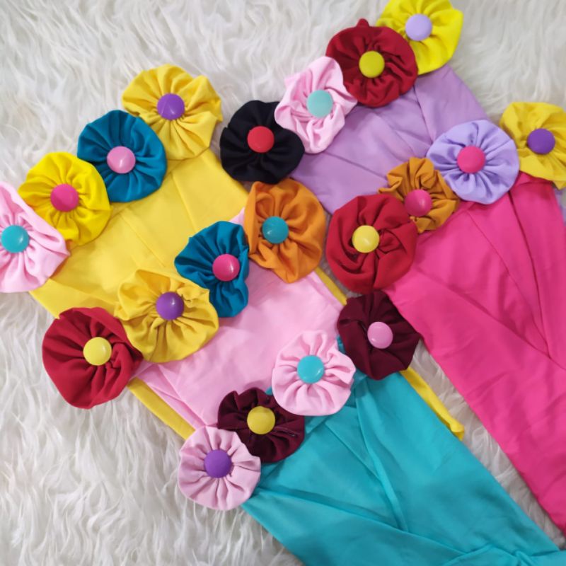 Hijab Bayi Lucu 0-2 tahun Adem tidak gerah-Amanda