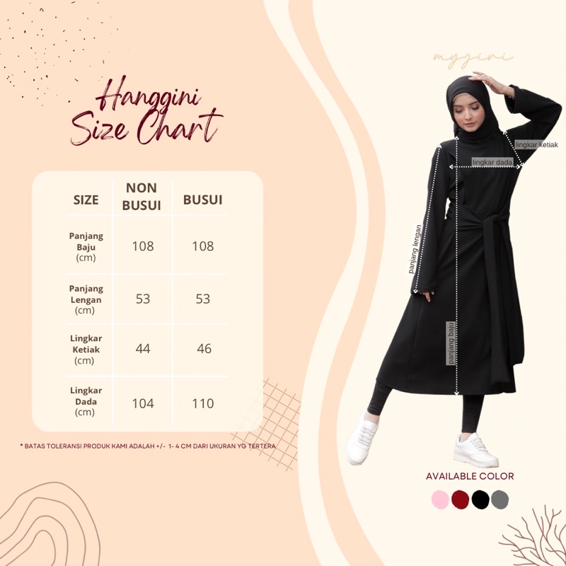 HANGGINI MIDI DRESS BY MY JIVI ( BUSUI &amp; NON BUSUI )