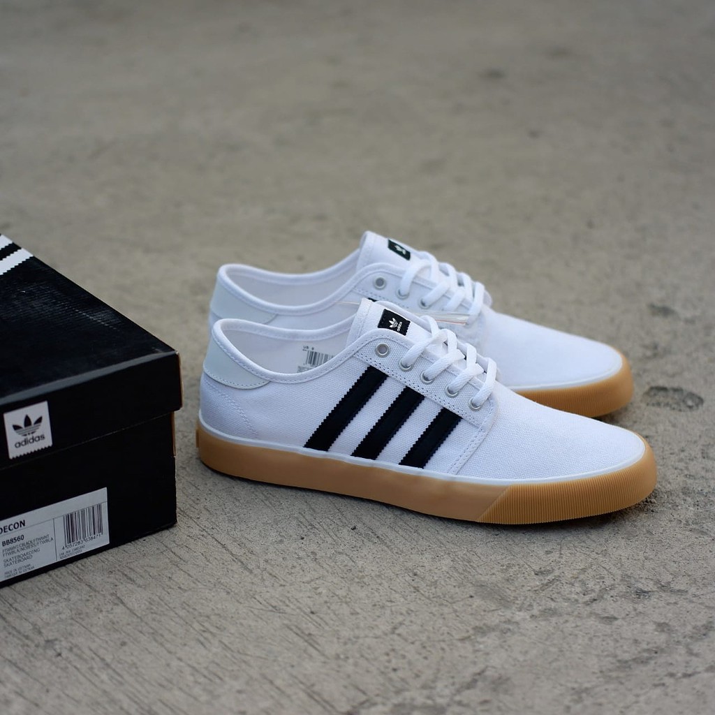 adidas seeley white gum