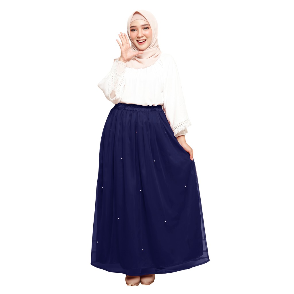 ROK TUTU MEWAH PANJANG UNTUK WANITA - TUTU PEARL SKIRT DEEWIDIY