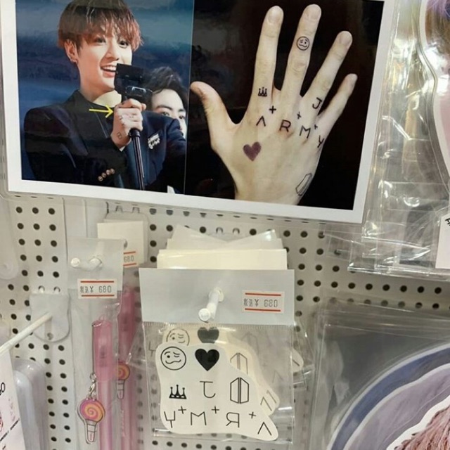 [READY STOCK] Temporary Tatoo JK