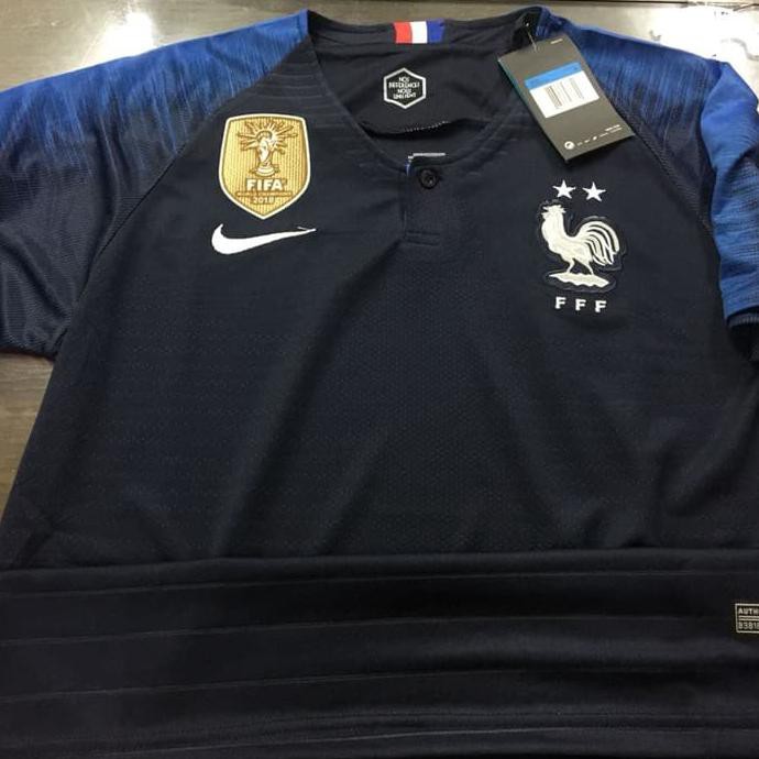 Diskon Jersey Baju Bola Prancis / France Home World Cup 2018 Grade Ori Terbaru