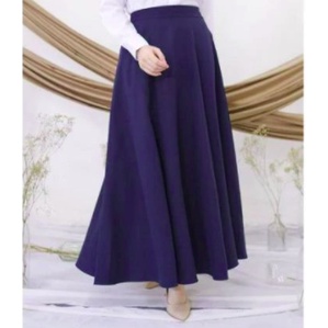 TERMURAH ROK PANJANG STANDAR & JUMBO SPANDEK JERSEY WANITA BAHAN PREMIUM BISA COD-2