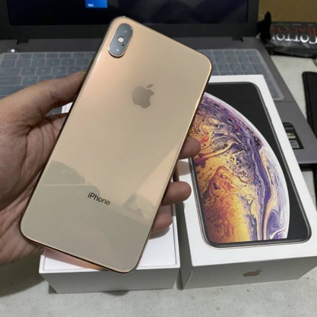 IPHONE XS MAX 512 GB GOLD / SILVER SECOND MULUS LIKE NEW ORIGINAL APPLE