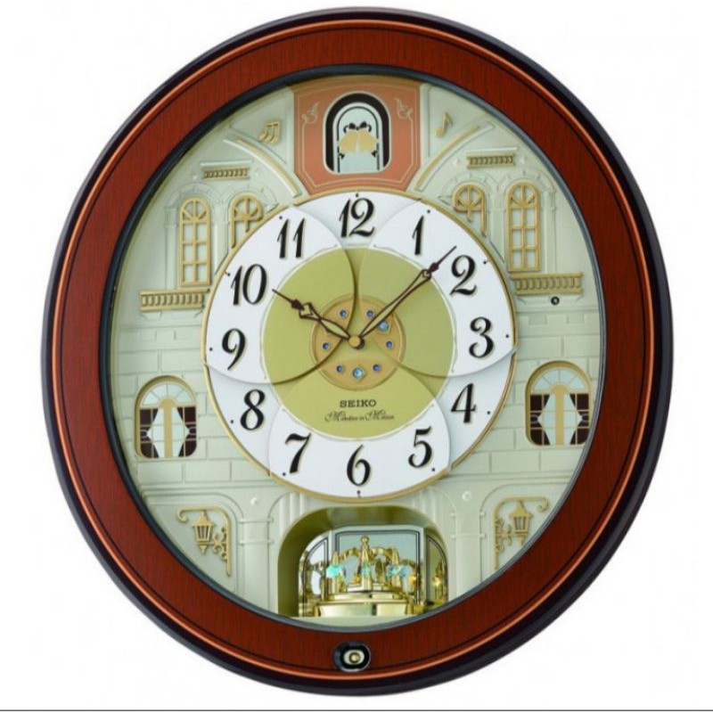 Seiko Qxm368#QXM368#jam dinding seiko Qxm368#wall clock Seiko qxm368#jam dinding seiko melody Qxm368