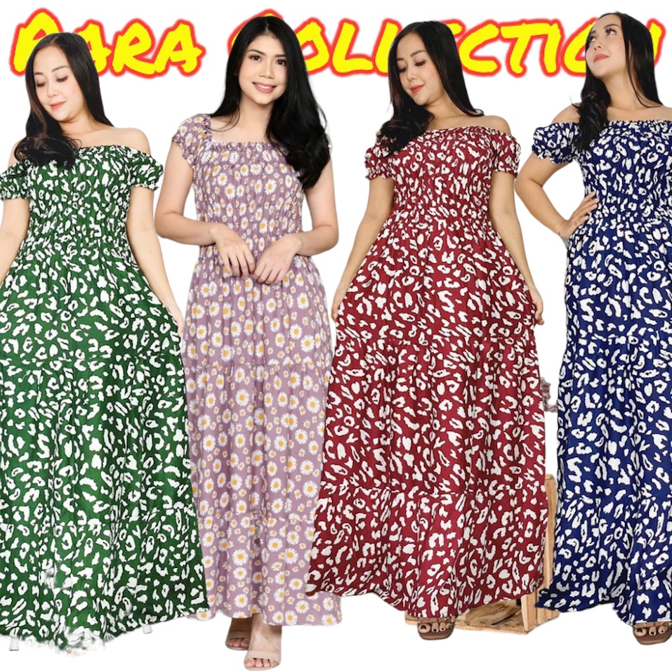 Daster Dress Pakaian  Kekinian Jumbo Murah Busui Panjang -- Daster Bali Canda -- Nyaman Adem Lembut 