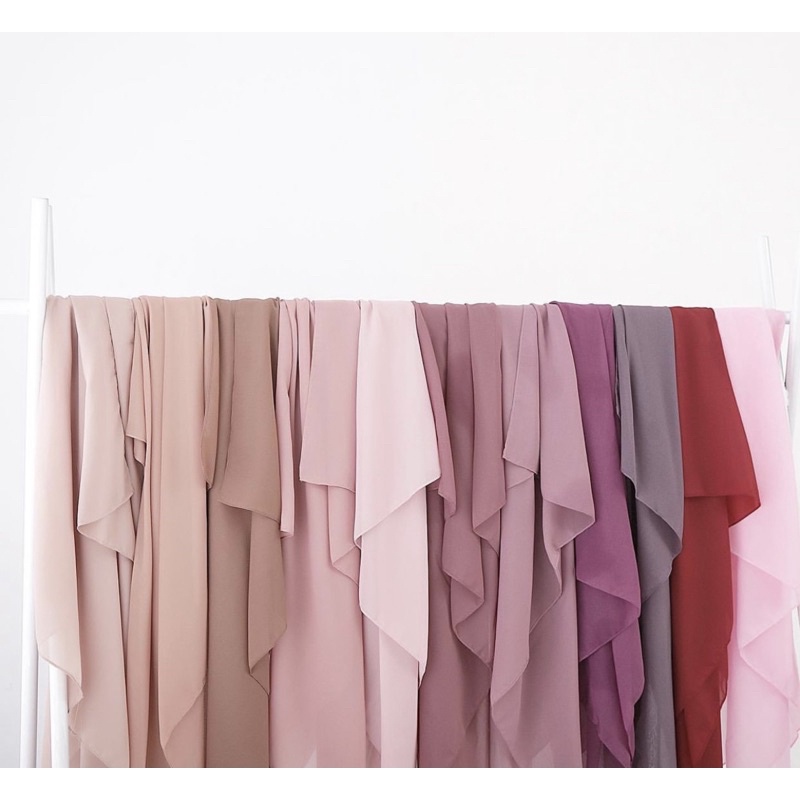 𝐁𝐘 𝐀𝐃𝐈𝐍𝐃𝐀 SEGIEMPAT BELLA SQUARE HIJAB PLAIN JILBAB POLLYCOTTON