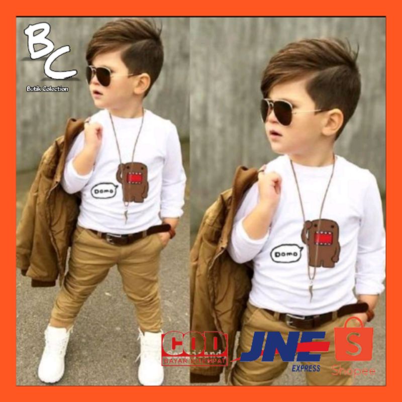 KD ST CACA KS baju anak laki-laki Setelan baju anak umur 3 4 5 tahun pesta anak cowok lucu Lebaran