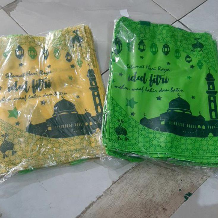 

➩ Tas lebaran/goodiebag lebaran uk 30×40 sablon 2 sisi ✼