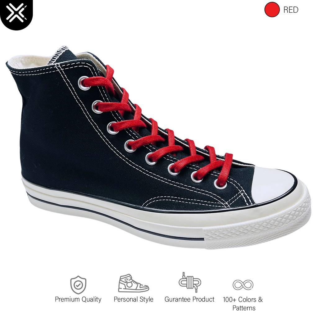 (BEST SELLER) TALI SEPATU LILIN GEPENG (WAXED LACES)