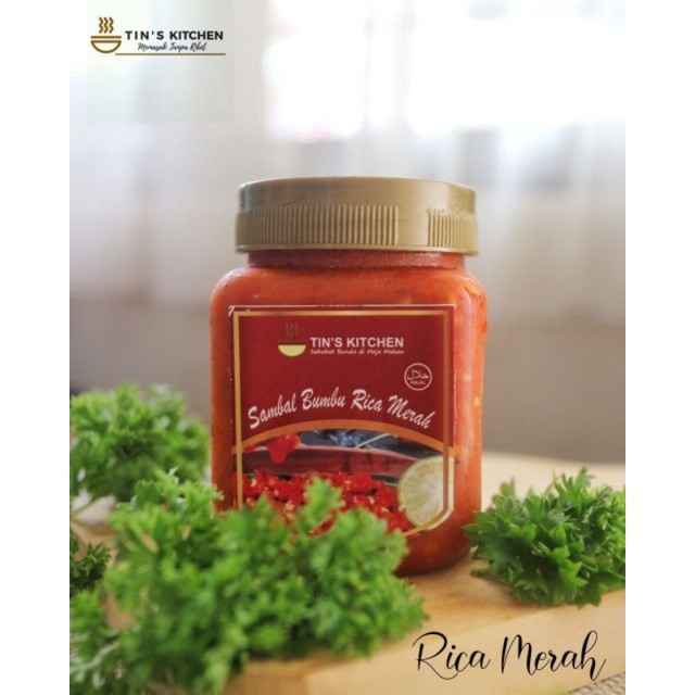 

Sambal Rica Merah TIN'S KITCHEN Bumbu Masak Instan Premium Praktis Enak Sehat Tanpa Pengawet Cita Rasa Resto 220gr