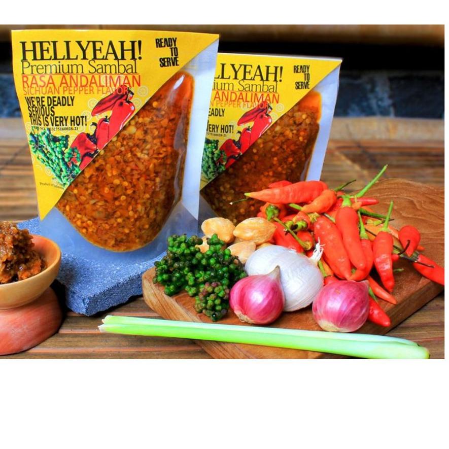 

♖ Hellyeah Sambal Andaliman 170 gram ➨