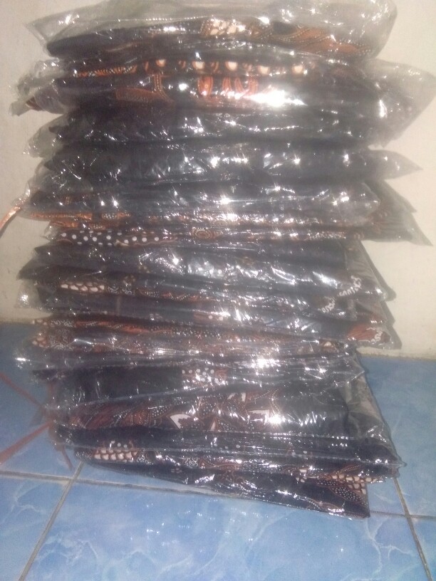 Batik Couple Keluarga Modern Sania Ruffle Ori Ndoro Jowi Dnt Termurah Shopee