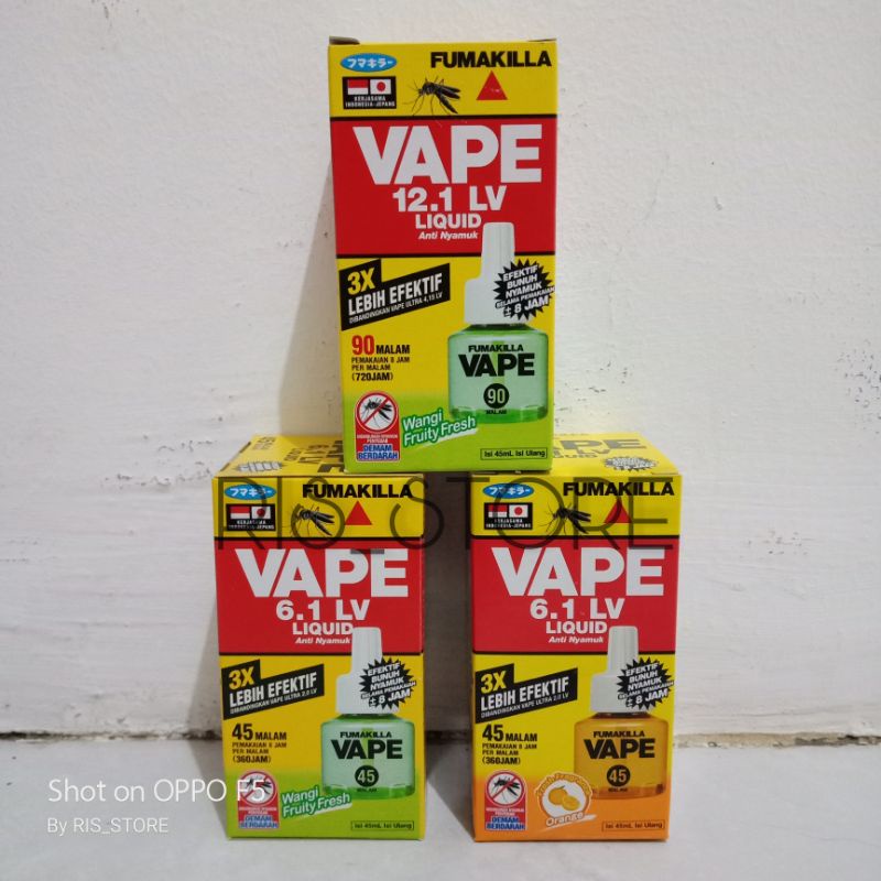 INDOMARKET.ID / OBAT NYAMUK ELEKTRIK VAPE LIQUID REFILL 45 MALAM /Fumakilla/Vape Fumakilla/ Vape liq