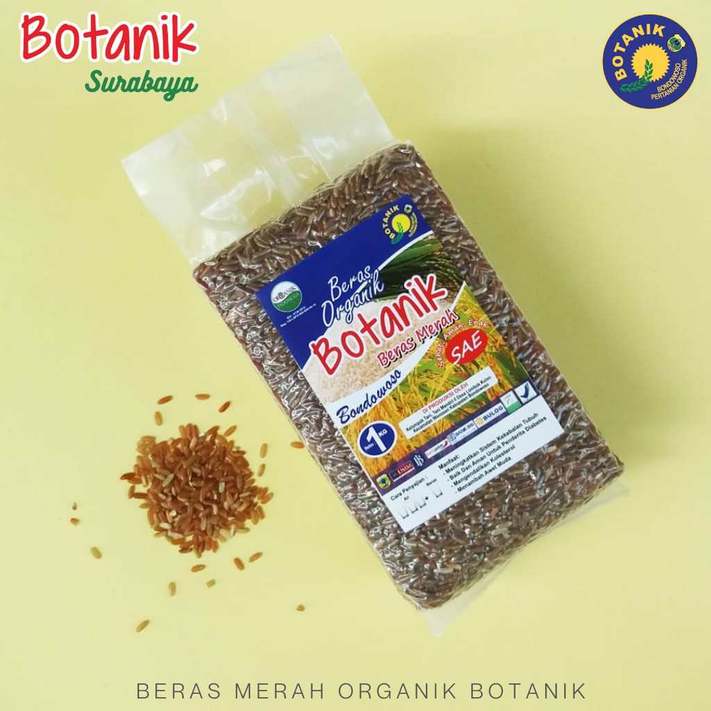 

Beras Merah Wangi Organik - Botanik