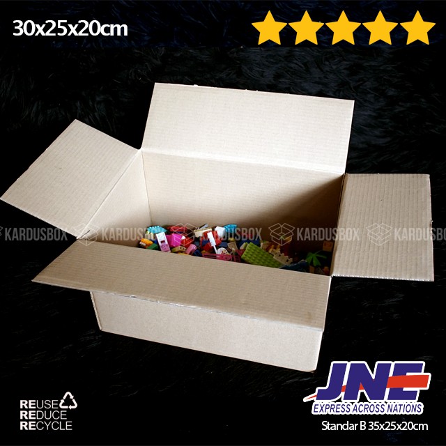 10pcs Kardus Box Standar [35x25x20cm]