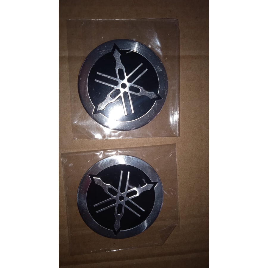 Stiker 3D Logo Emblem Yamaha Honda Metal Aluminium