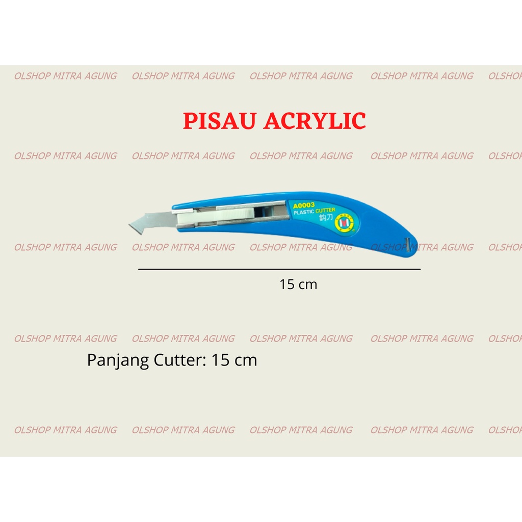 OLS Pisau Cutter Acrylic C-MART Pisau Potong Akrilik Pisau Cutter Plastik MA
