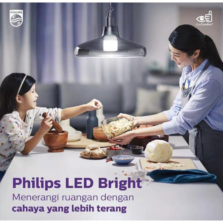 PHILIPS LED BRIGHT 9W 11W 13W 17W 20W / LEBIH TERANG