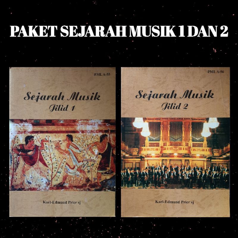 Paket buku murahPAKET BUKU SEJARAH MUSIK 1 DAN 2 - buku musik-buku sejarah musik