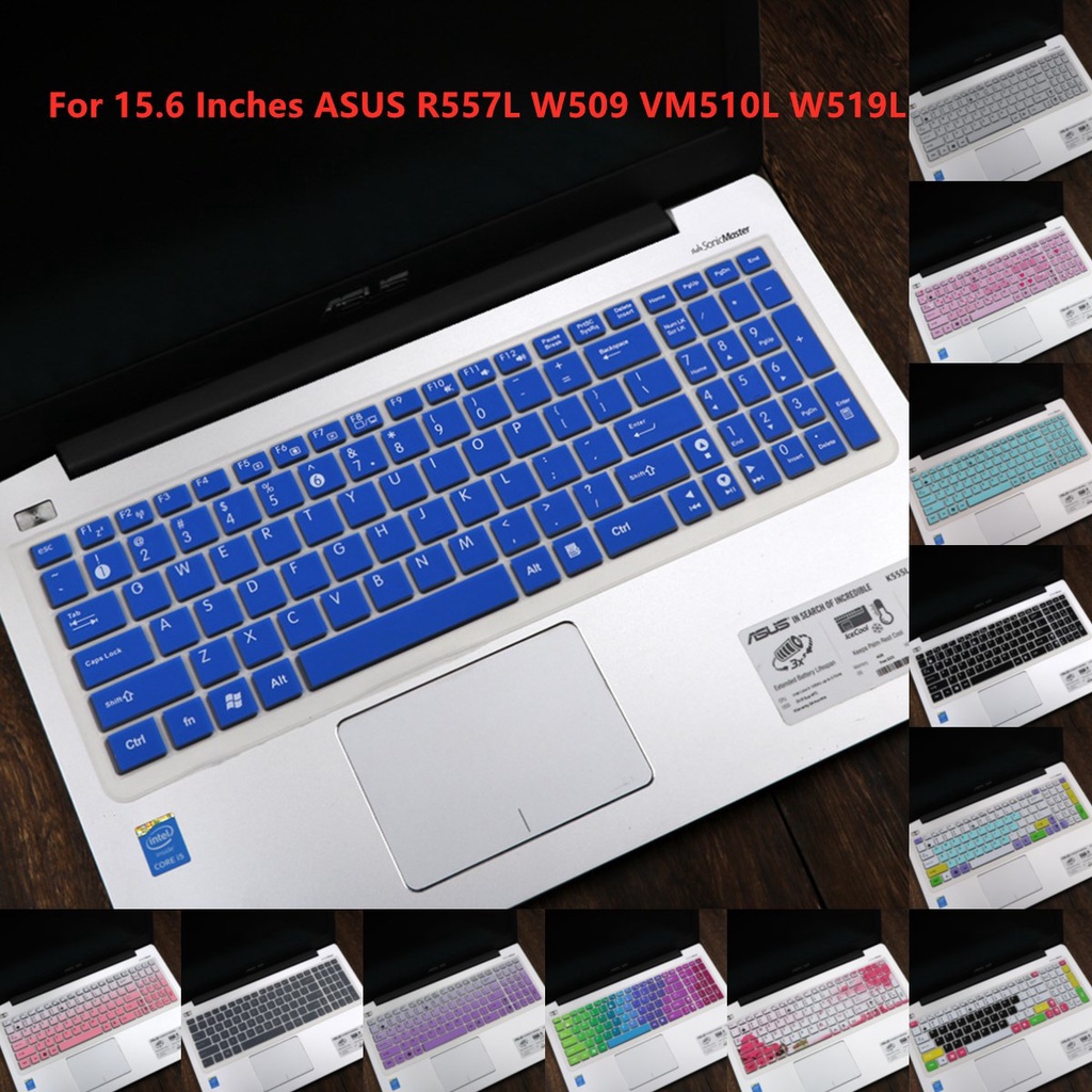 For 15.6 Inches ASUS R557L W509 VM510L W519L Soft Ultra-thin Silicone Laptop Keyboard Cover Protector