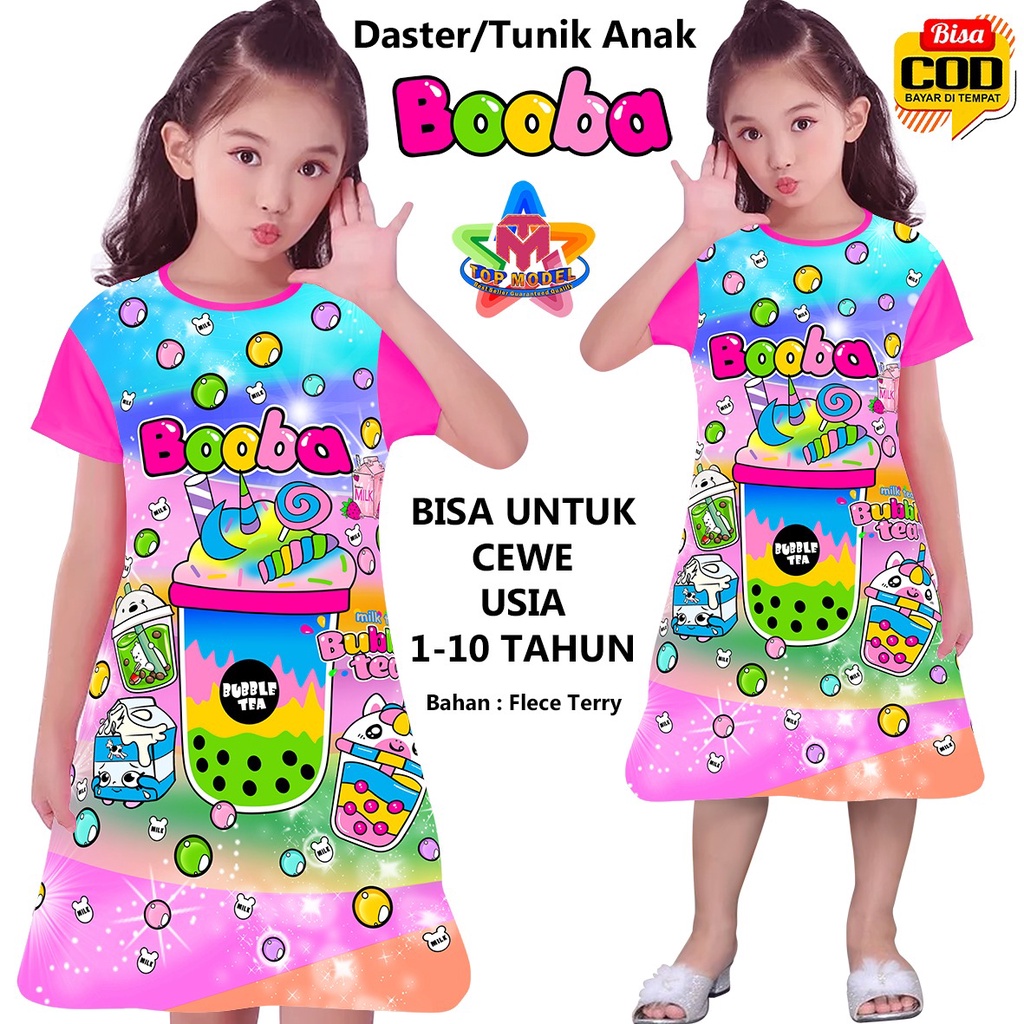 Tunik anak, TOP MODEL 00090 Dress Anak Terbaru Kekinian Anak Usia 1 - 10 Tahun Baju Atasan Anak, Gaun Anak Perempuan