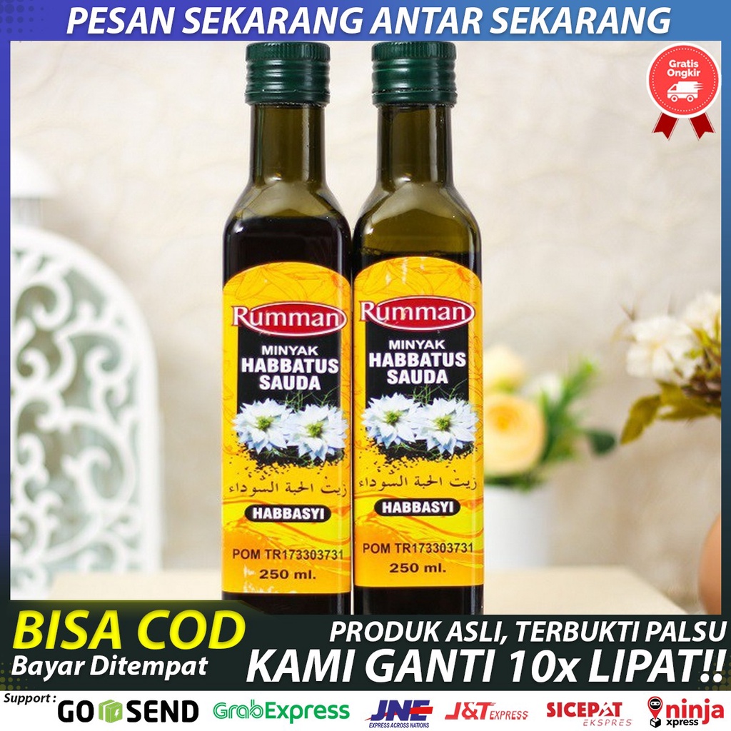 Jual Minyak Habbatus Sauda Ml Rumman Herbal Obat Atasi Asma Dan Bronkhitis Obat Herbal