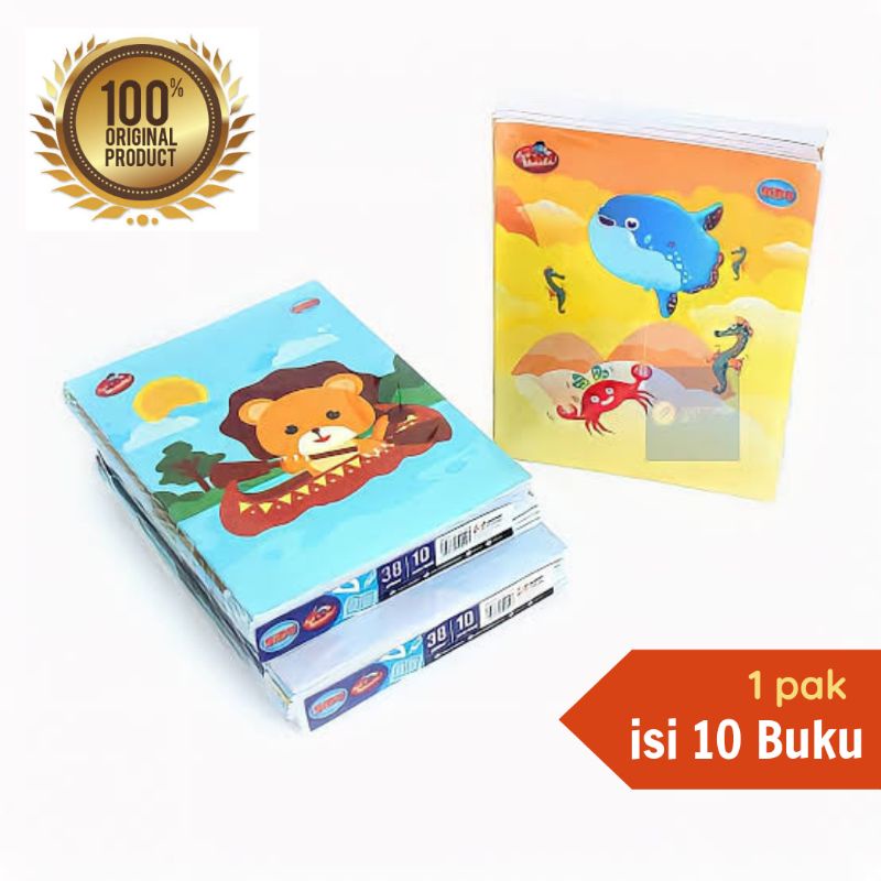 Jual Buku Tulis Sekolah Sidu 38 Lembar (10 Buku) Buku Tulis Sinar Dunia