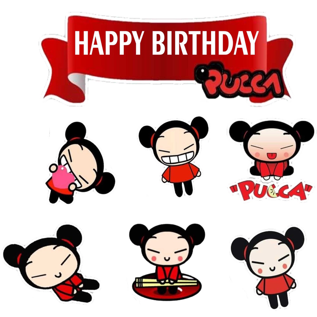 

TOPPER CAKE CUSTOM TOPPER ULANG TAHUN / HIASAN KUE CUSTOM PUCCA
