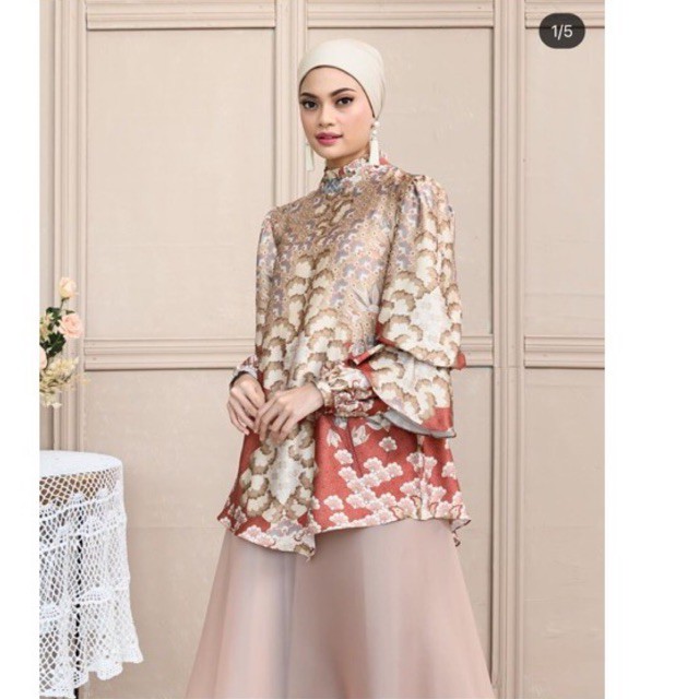 Emily Blouse by wearing Klamby La Galigo series warna Treasure size XXL