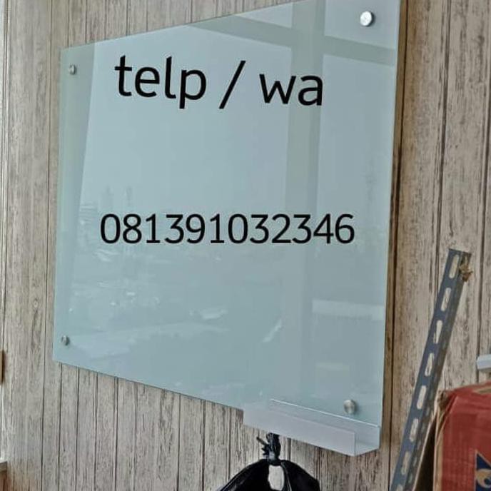 

Papan Tulis Kaca / Glassboard 5Mm Uk.120X220 Cm Mamanmarinto