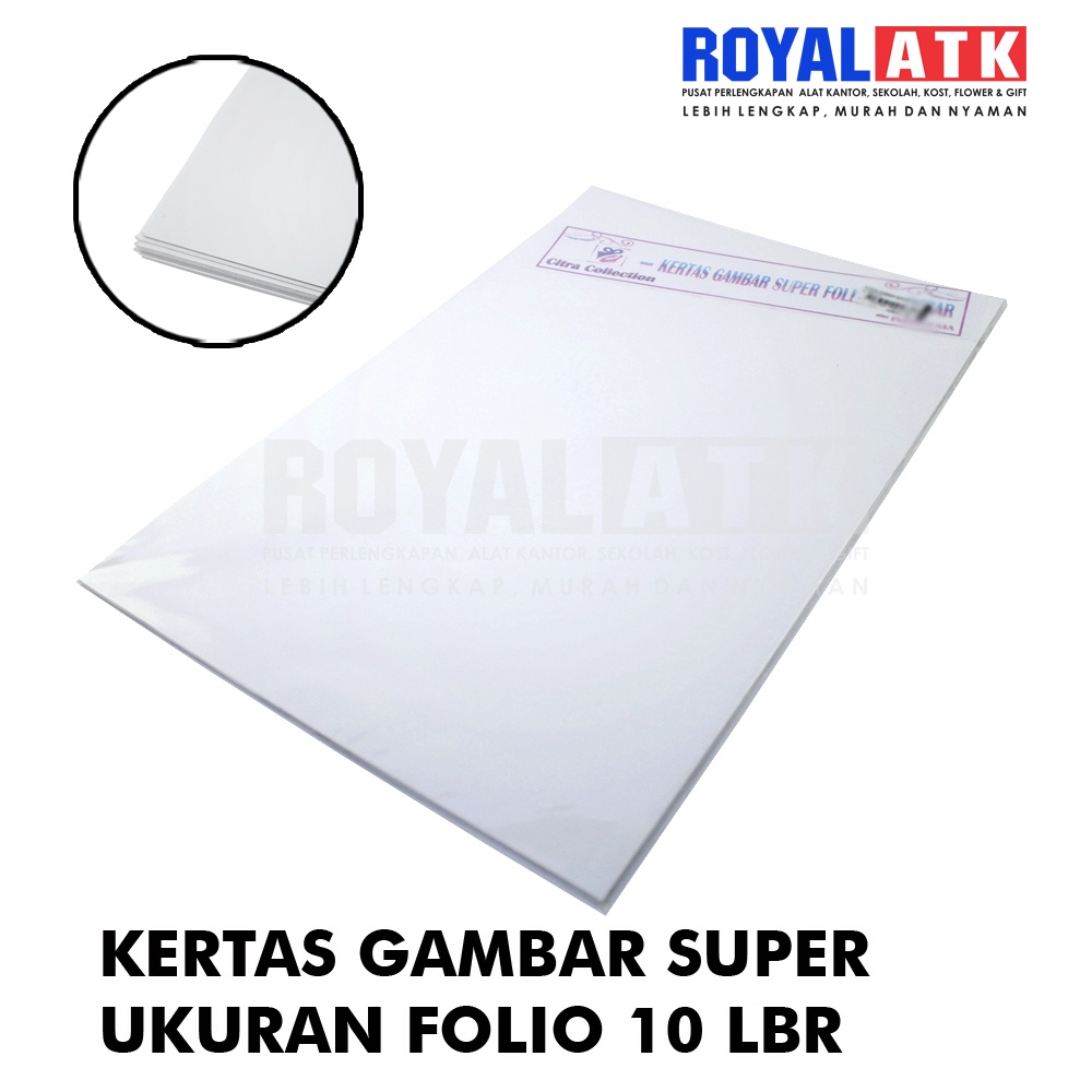 

Kertas Gambar Super Folio isi 10