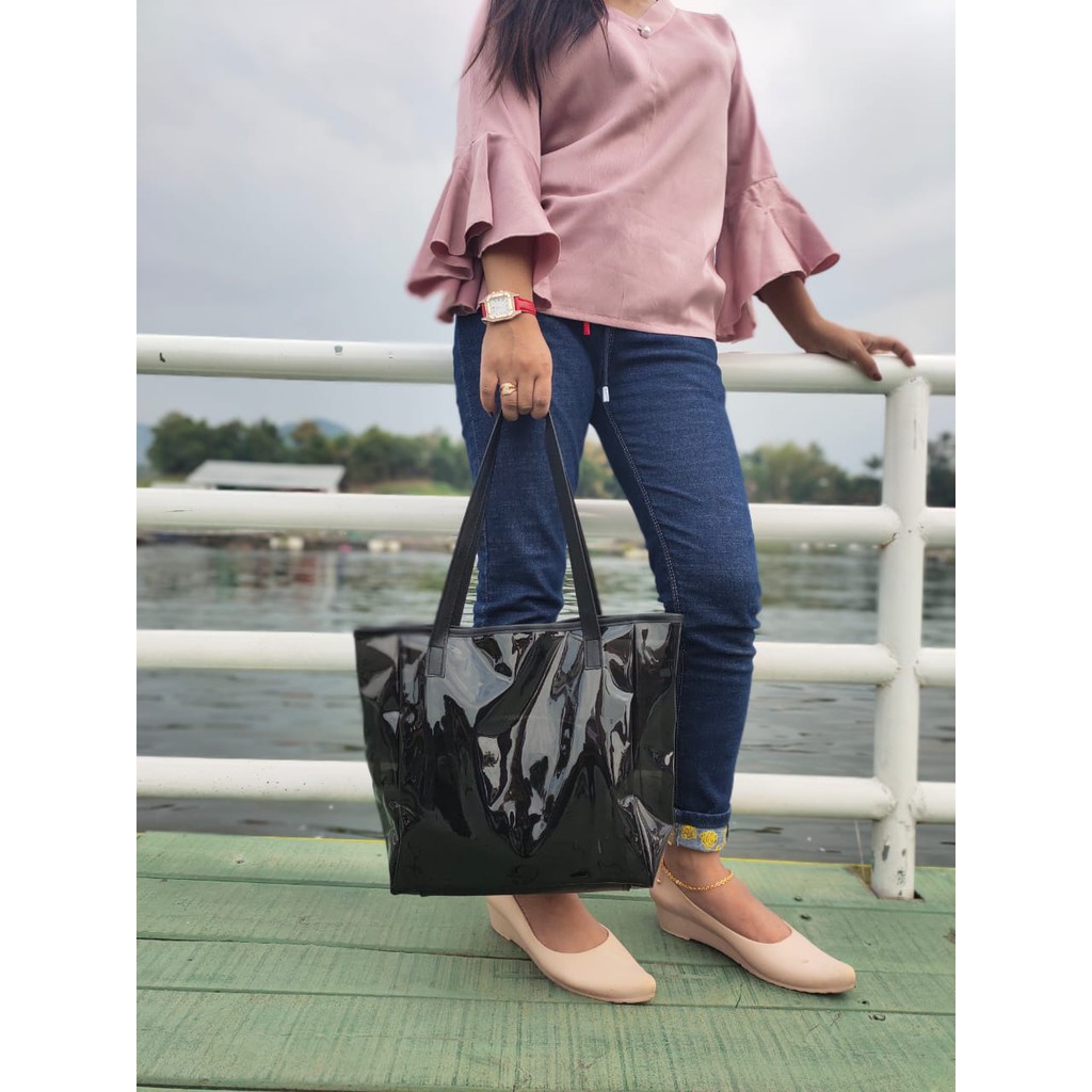 Totebag mika pvc murah ( Isni )