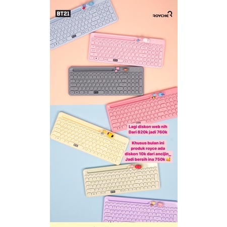 KEYBOARD BT21 ROYCHE