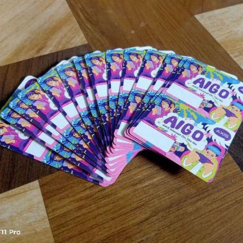 Voucher Axis Aigo kosongan