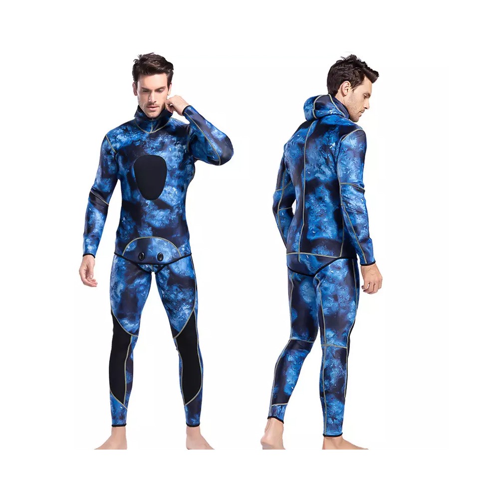 Wetsuit Spearfishing Neoprene 3mm Camo Camouflage - Baju Spearfishing Tembak Ikan Speargun