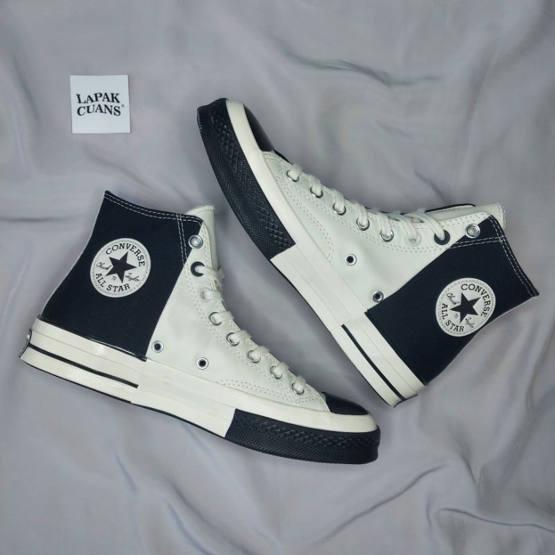 CONVERSE CHUCK 70's HIGH RIVALS BLACK EGRET ORIGINAL RESMI