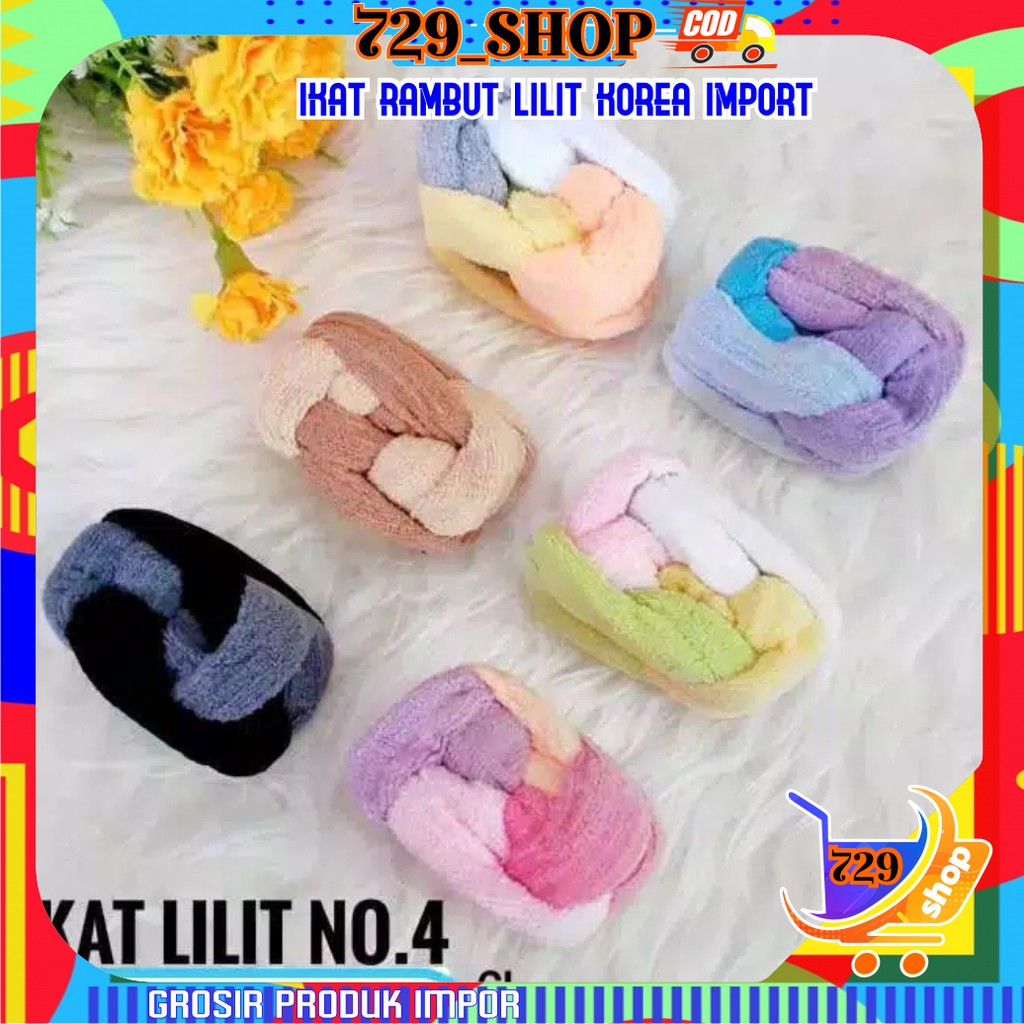 Ikat Rambut Donat Lilit Korea Size Besar Import Best Seller